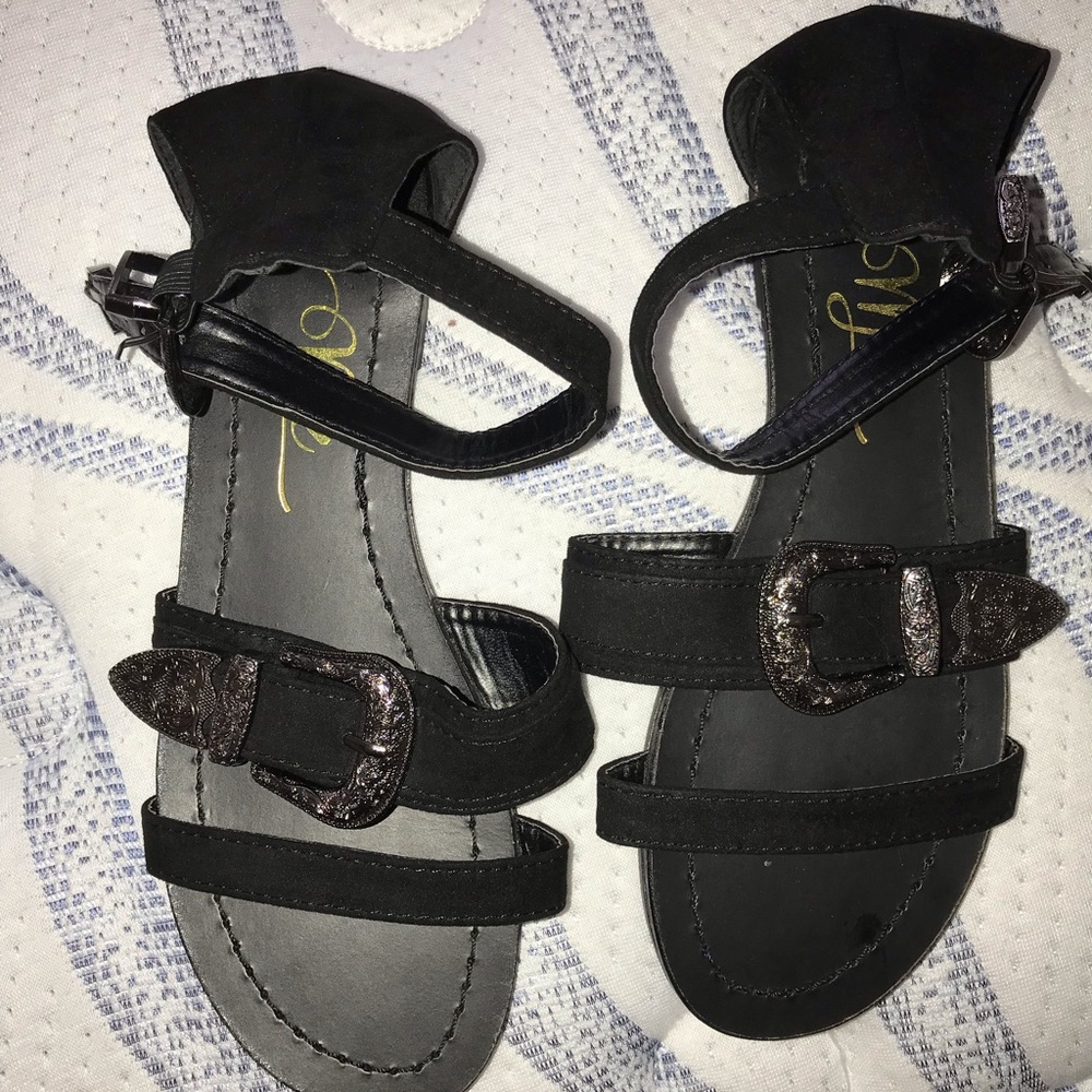 buckle sandals